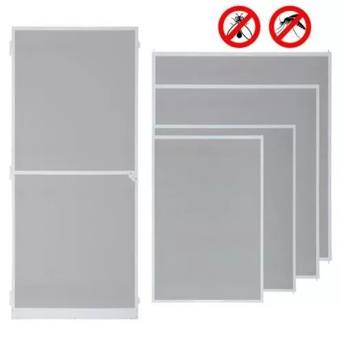 Mosquitera Insecto Ventana Puerta Repelente de Malla Kit Blanco