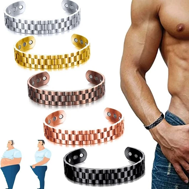 Hombres Diabetes Alivio Pulsera Magnetoterapia Pulsera Control Azúcar