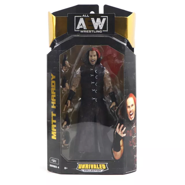 All Elite Wrestling Unrivaled Series 4 Matt Hardy PVC Action Figure AEW/WWE/WWF