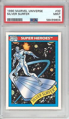 Silver Surfer 1990 Impel Marvel Universe #32 Psa 9
