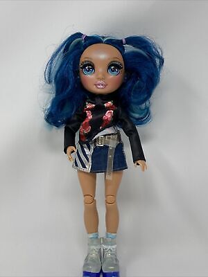 RAINBOW HIGH FASHION Doll Skyler Bradshaw Blue Hair with Clothes And ...