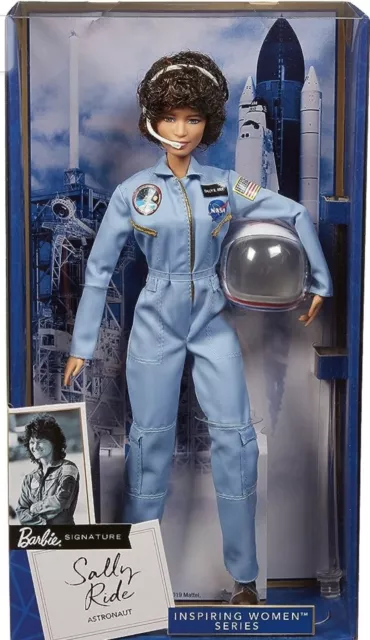 MATTEL BARBIE Signature Inspiring Women NASA Sally Ride Astronaut New Boxed,