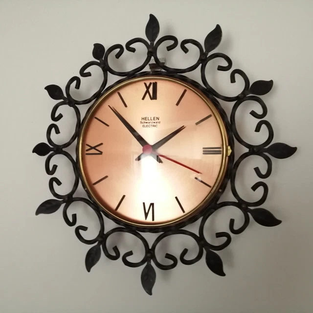 orologio da parete vintage HELLEN in bronzo vintage bronze wall clock