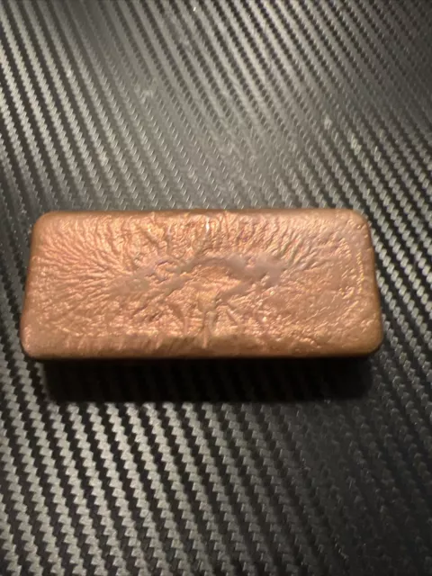 1 LB 10 oz Pure Copper Hand Poured Ingot 