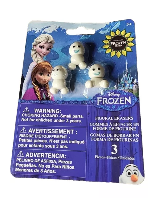 Disney Frozen Fever Figural Snowgies Erasers