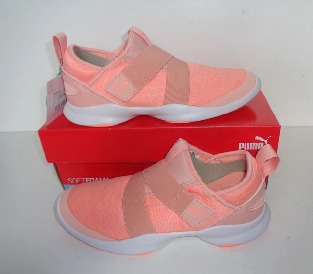 PUMA DARE PEACH Slip On Womens Running Trainers 363699 02 23.99
