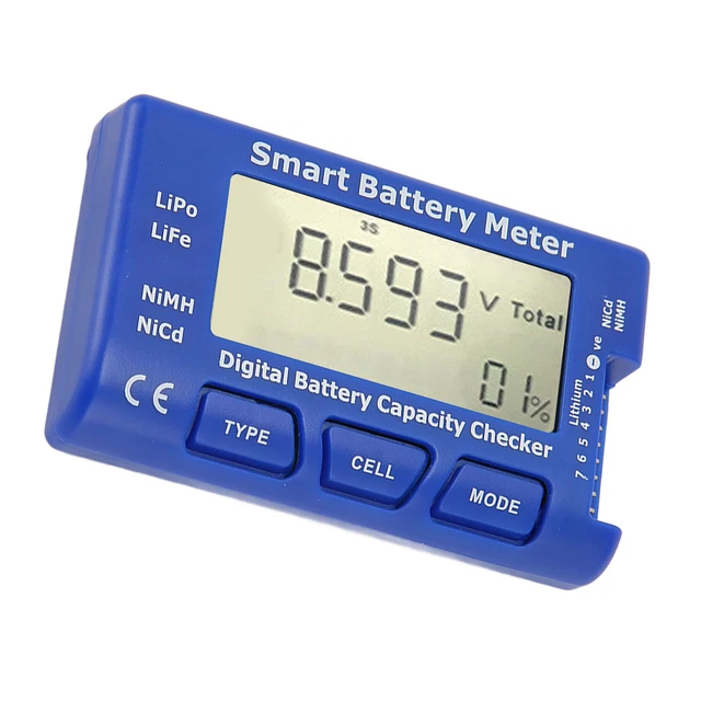 Misuratore Batteria Controllo Batteria Digitale 5 In 1 Con Display LCD Per C
