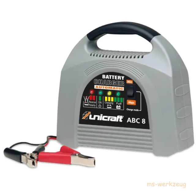 Unicraft ABC 8 automatisches Batterielade-/erhaltegerät Ladegerät 12 V