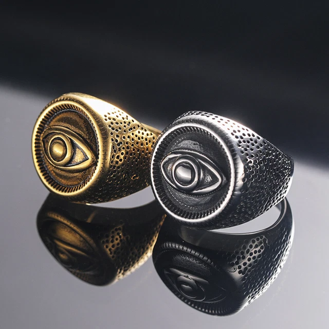 Men's Stainless Steel Freemason Ring - Square Face With Cubic Zirconia, Masonic Jewelry (Sizes 8-13)