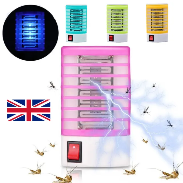 Socket Electric Mosquito Insect Killer Fly Bug Zapper Trap Pest Control LED Lamp