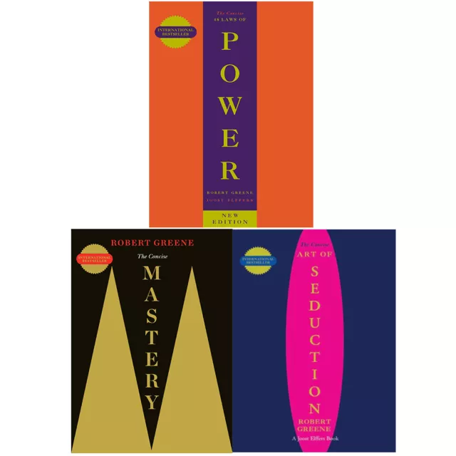 Set di 3 libri della collezione Robert Greene (Le concise 48 leggi del  potere, La concisa maestria, La concisa arte della seduzione) : Robert  Greene: : Libri