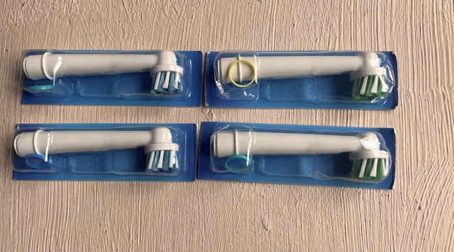 PAQUETE DE 16 cabezales de cepillo - ORAL-B 4-704-132-00 y 12 cabezales compatibles SB 12 SB-17