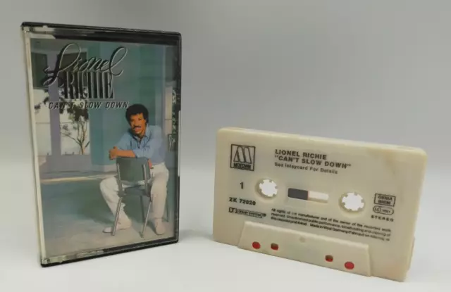 Musikkassette Lionel Richie Can't Slow Down MC Audio Tape