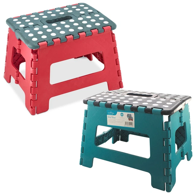 Rubbermaid Step Folding Stool Foldable Plastic Step Stool