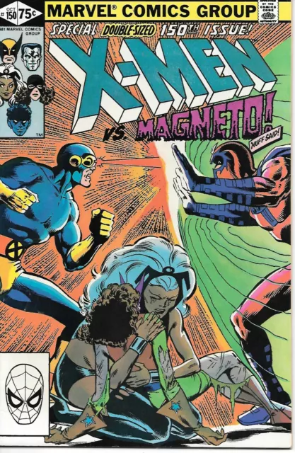 Uncanny X-Men #150 (1981) (Vf) - Anniversary Double Issue Magneto