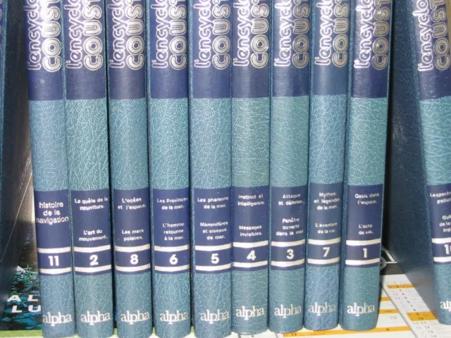 Encyclopédie Cousteau édition ALPHA 