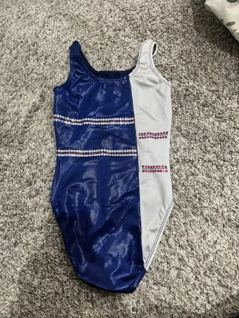 Alpha Factor Gymnastics Girls Leotard CM Child Medium