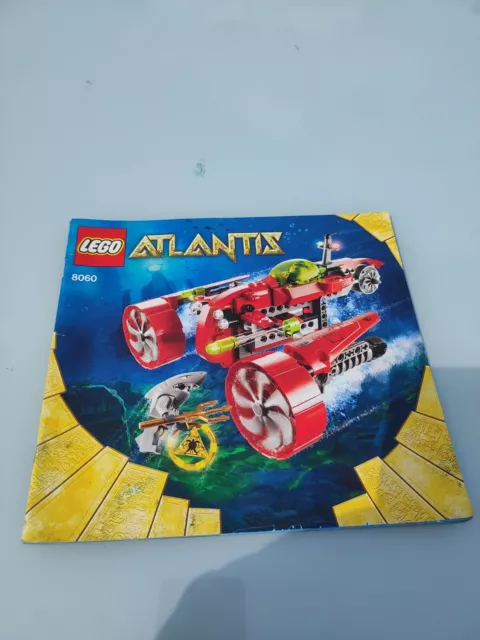 Lego 8060, Bauanleitung, Atlantis, ONLY INSTRUCTION, Anleitung,