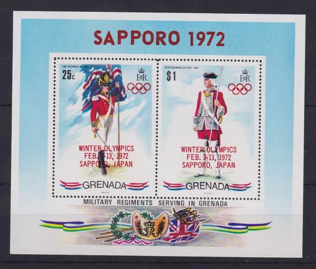 Grenada 1972 Olympische Spiele Sapporo Mi.-Nr. Block 21 ** / MNH