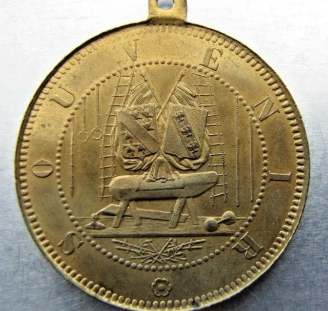 France superb "Gymnastics" medal. Mid 1850's period.