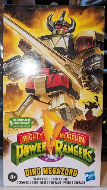 Mighty Morphin Power Rangers Black Megazord HASBRO MIGHTY MORPHIN Power Rangers Black & Gold Dino Megazord 6