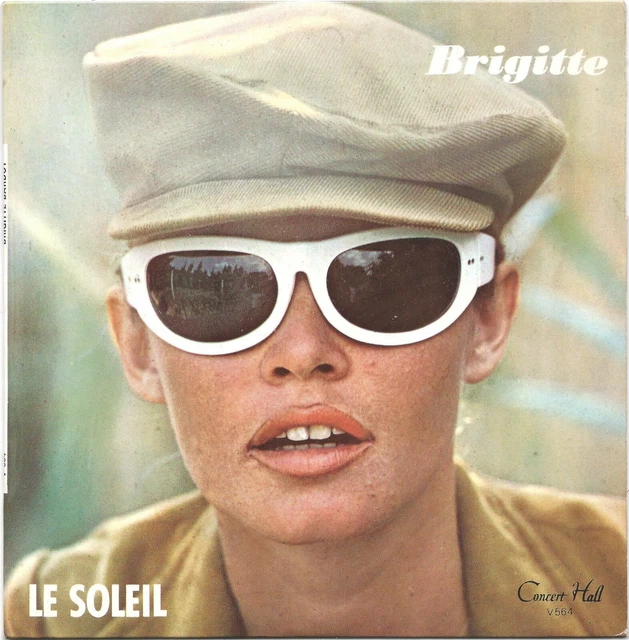 BRIGITTE BARDOT le soleil CONCERT HALL 45T france EP 1968