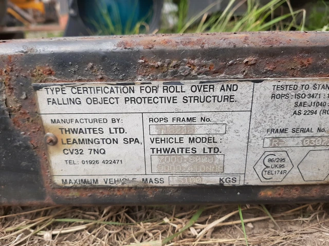 Replacement Keys For Construction Toys 4-Key Master Set For Plant & Dumper Trucks - Fits Lucas Thwaites, JCB, Bomag, Terex, Benford Lucas Thwaites Toy Master Keys - Foto 6