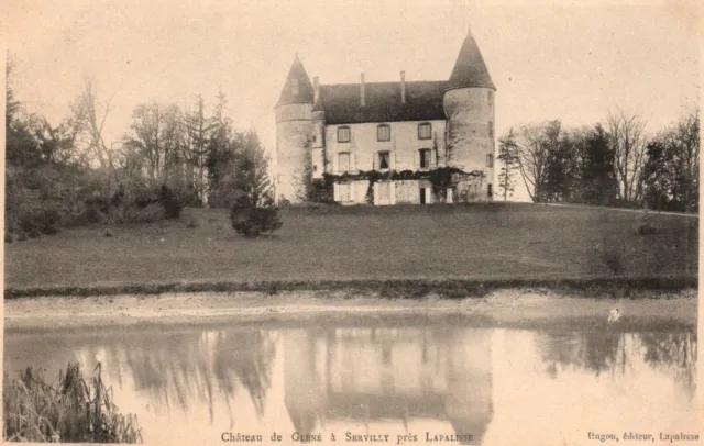 CPA 03 - SERVILLY (Allier) - Château de Glêné à Servilly près Lapalisse