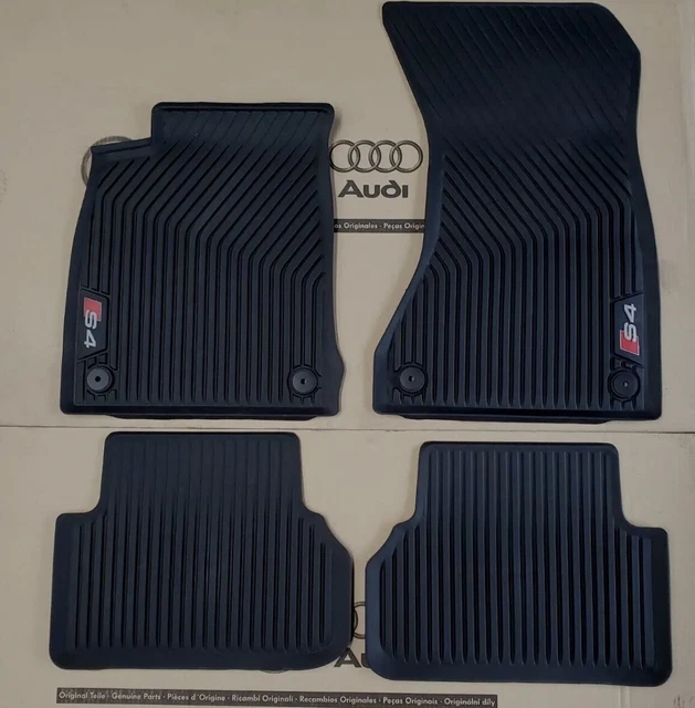 ORIGINAL AUDI S4 Floor Mats A4 B9 Type 8W F4 From 07/2019 Carpet Rubber
