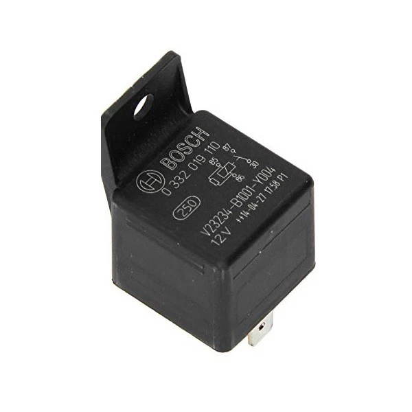 GENUINE BOSCH 0332019110 Relay 12v 30A With Resistor & Bracket £7.95