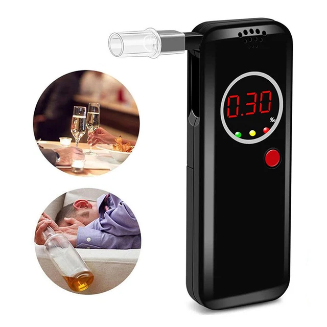 Pantalla LCD fácil de usar para pantalla digital de automóvil probador de alcohol alcohol alcohol alcohol alcohol alcohol alcohol alcohol alcohol