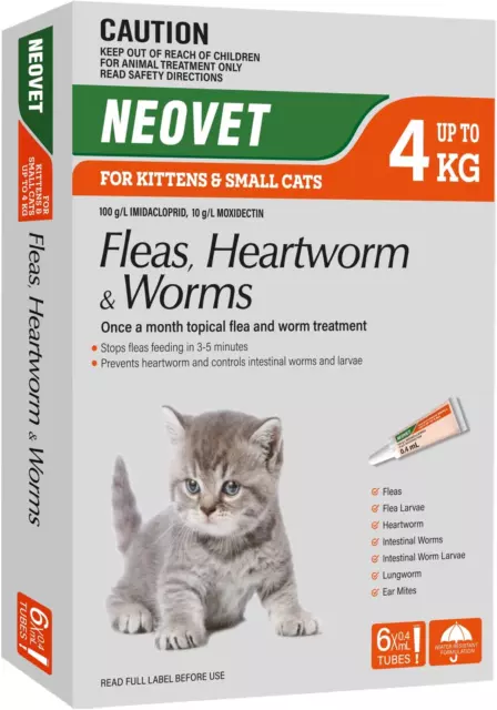 NEOVET for KITTENS & SMALL CATS (UP to 4KG) 6 PACK