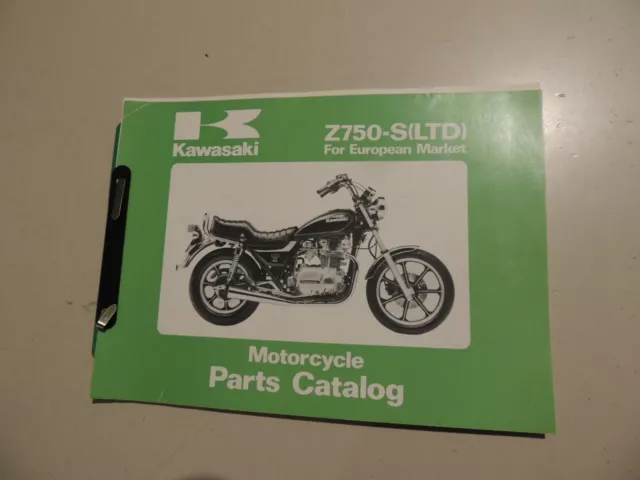 Parts catalog List Kawasaki LTD 750 Z750-S1 Teile Katalog Werkstatthandbuch