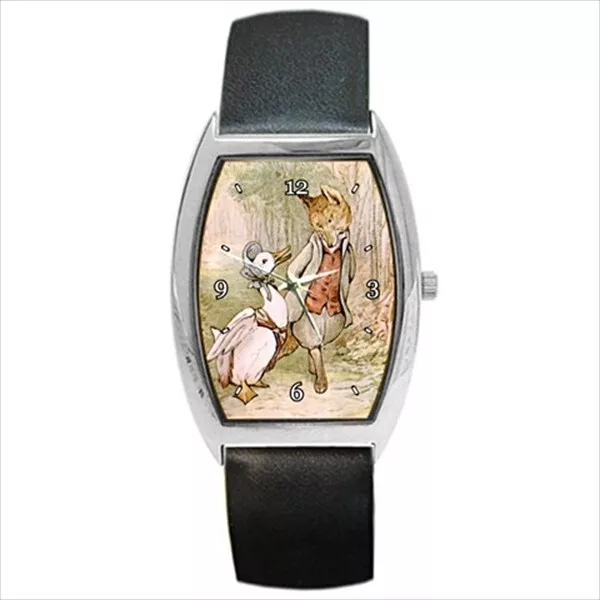 Jemima Puddle Duck Watch Wristwatch Unisex Analog  Beatrix Potter Art