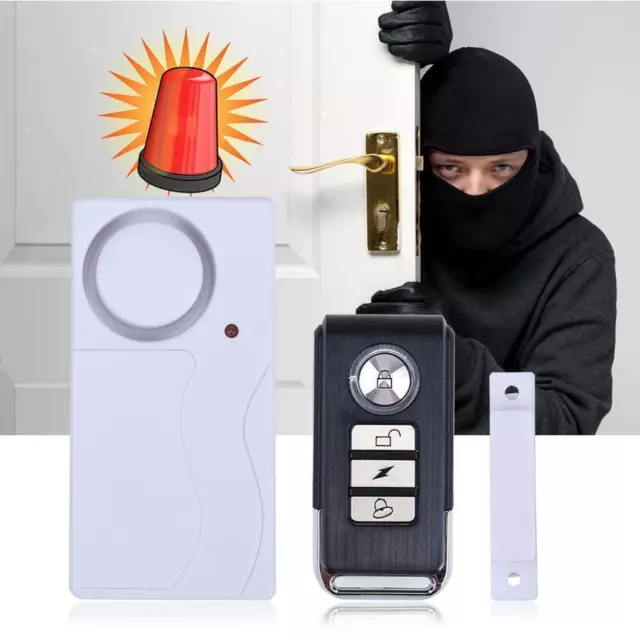 Tür-Sensor Alarm Fenster Eintrag Sicherheit Wireless Fernbedienung Tür Senso.