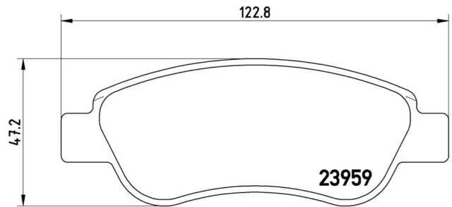 Disques De Frein Brembo Plaquettes De Frein Avant Peugeot 107 A Partir De 06 2005 3