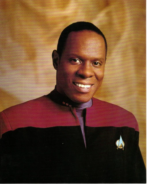 STAR TREK DEEP SPACE NINE Commander Benjamin Sisko cartolina grande SC003
