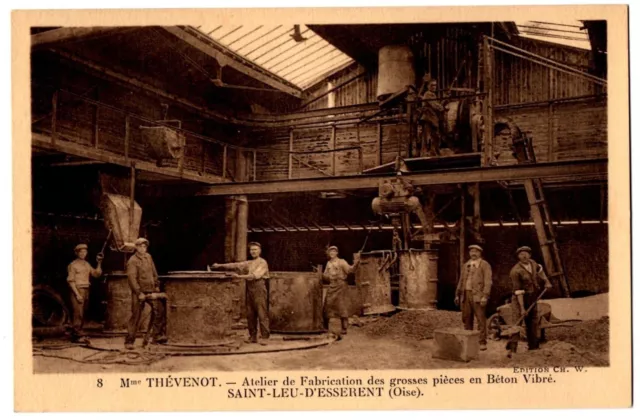 CPA 60 - SAINT LEU D'ESSENCERENT (Oise) - 8. Mrs. Thévenot. Manufacturing Workshop