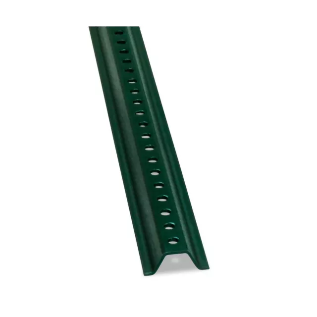 SmartSign 6' U Channel Sign Post, Green Baked Enamel Steel, 1.12 lb Medium We...