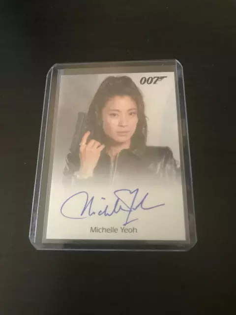James Bond Archives 2017 Final Edition Michelle Yeoh Autograph