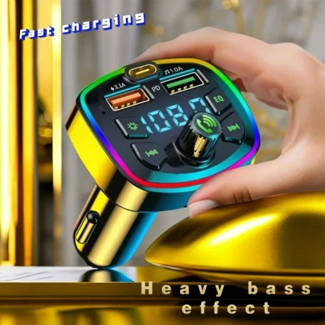Talkie Walkie Kit Bluetooth Voiture Besign BK01 - Récepteur Audio Mains Libres - Avec Micro Et Base Magnétique Micro Sans Fil