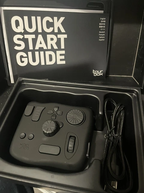 Tourbox NEO Video Photo Editing Controller Custom Shortcut Keyboard Black