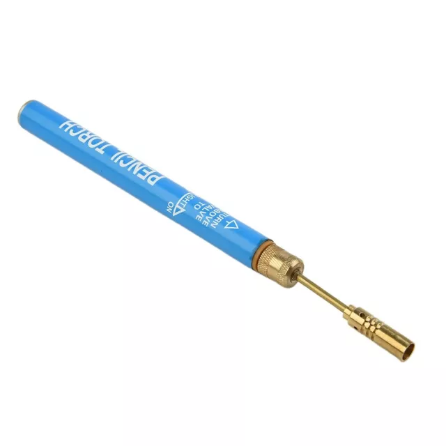 Micro aérographe intérieur polyvalent gaz butane 1 pièce 195 mm 40 g bleu