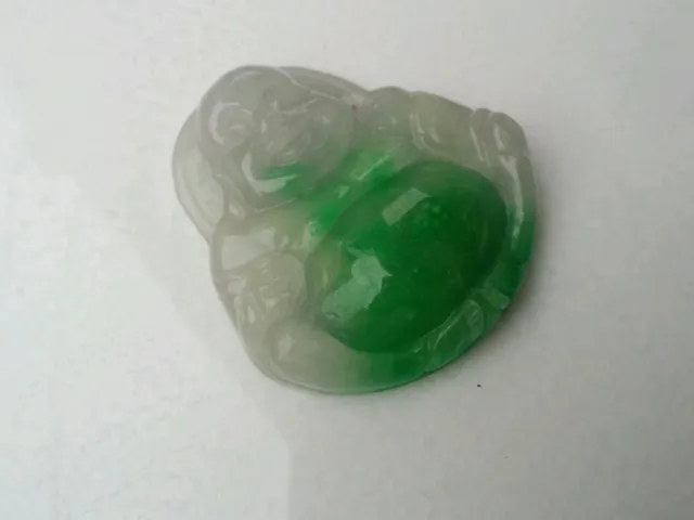 Late 20Th C. Hand Carved Jadeite , Amazing, All Natural