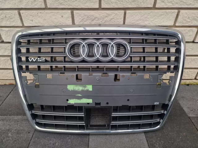 Original Audi A8 S8 W12 4E Tuning Kühlergrill Grill Chrom Frontgrill Neu