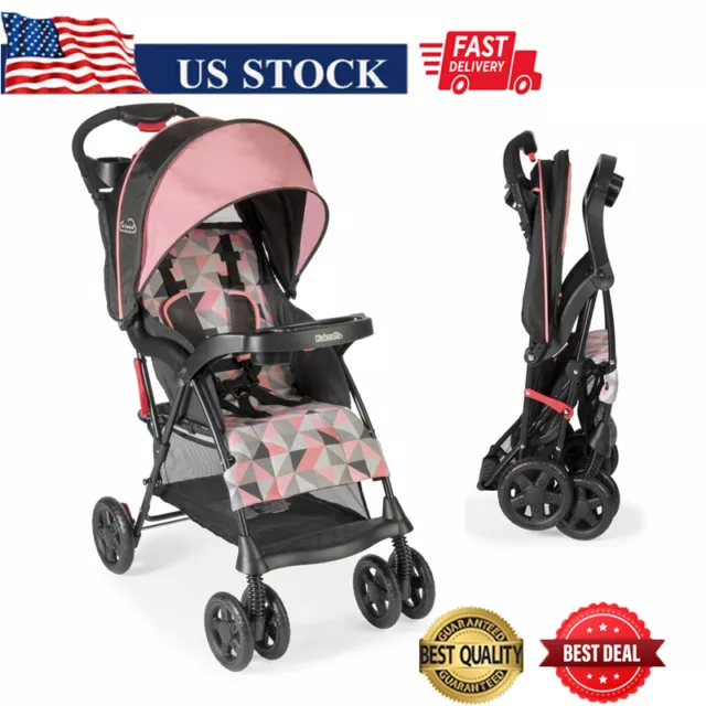 Foldable Baby Pushchair Stroller Infant Toddler w/ Shade Umbrella Lightweight US