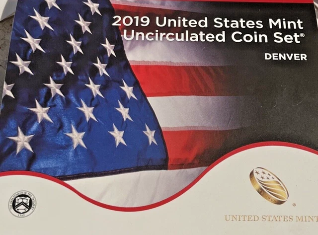 2019-D Denver 10-Coin Uncirculated BU Coin Set from US Mint. Beautiful Coins!!