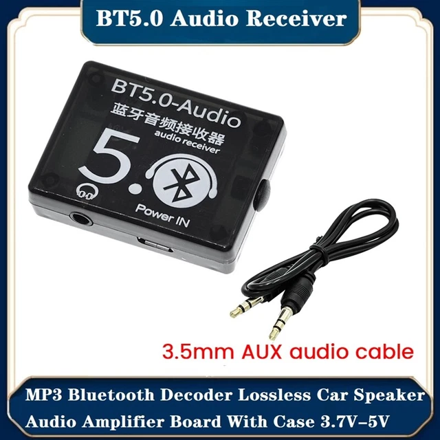 Ricevitore Audio Bluetooth 5.0 DIioee Per Auto - Decoder MP3, Con Ingresso AUX, Alimentazione USB, Modulo Amplificatore