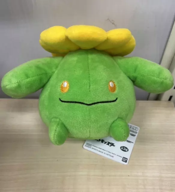 Pokemon Skiploom Plush 12cm 4.7" Banpresto Namco Prize New Unused Green Japan