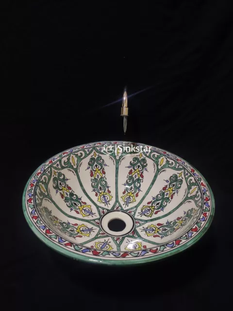 Vessel Sink,Bathroom Sinks Above Counter,Ceramic Vessel Sink,Counter top Sink